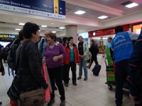 Quito.  A jsme v Quitu. Hlavním městě Ekvádoru. Nadmočská výška: cca 2800m.