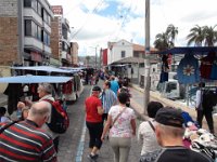 Otavalo tržnice.  Vstupujeme na proslulou Otavalskou tzržnici.