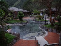Termas de Papallacta.  A tady je ráj na zemi. Termální voda.