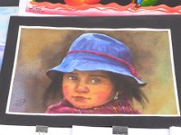 Otavalo tržnice.  Některá dílka bystew si hned vzali s sebou.