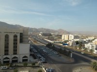Muscat  Muscat z hotelového pokoje. : Muscat, hotel
