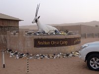Tábor Arabian Oryx camp.  A už jsme v táboře v poušti. : Wahiba sands.