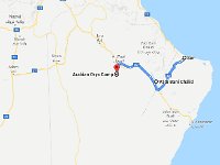 Mapa  Ještě nás dnes čekají dvě destinace - wadi  Bani Khalid a pak poušť  Wahiba Sands.