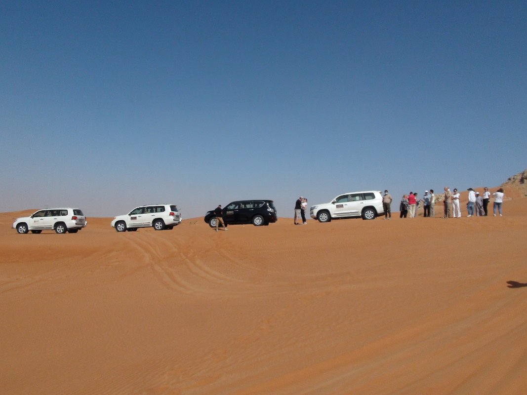Dubajská poušť - naleziště fosílií