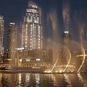 Vodotrysk u Burj Chalífa